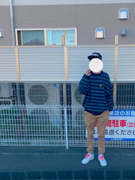 「PUBLUX（パブリュクス）のアイテム」を使った、マドンさんさん（メンズ・175cm）の秋コーディネート