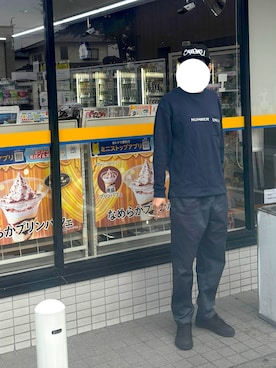 「THE NORTH FACE（ザノースフェイス）の＜THE NORTH FACE（ザ・ノースフェイス）＞ シャトル レース（スニーカー）」を使った、マドンさんさん（メンズ・175cm）の秋コーディネート