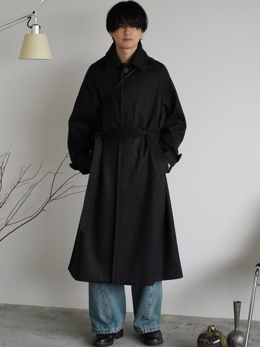 LIDNM グレー ステンカラーコート LIDNM グレー ステンカラーコート 楽天市場】【洋服の青山】カポック