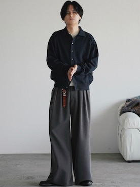 げんじさん（メンズ・175cm）の冬コーディネート