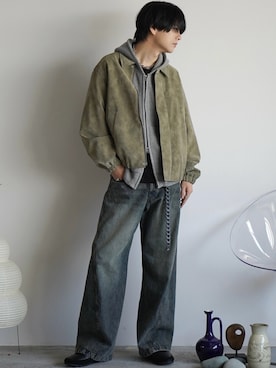 「アイテム（リング）」を使った、げんじさん（メンズ・175cm）の秋コーディネート
