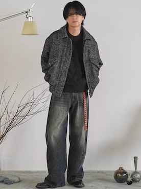 「アイテム（フレグランス）」を使った、げんじさん（メンズ・175cm）の冬コーディネート