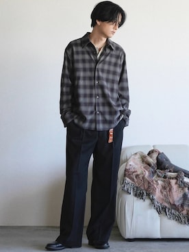 「アイテム（財布/小物）」を使った、げんじさん（メンズ・175cm）の冬コーディネート