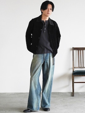 げんじさん（メンズ・175cm）の冬コーディネート