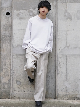 「Coming soon…」｜「アイテム（その他シューズ）」を使った、げんじさん（メンズ・175cm）の春コーディネート