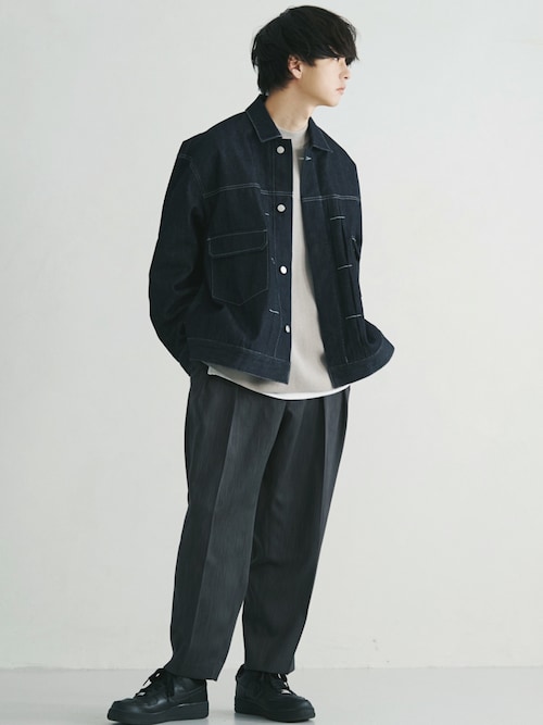 超可爱の 【WYM】RATINE SEMI SLACKS TAPERED WIDE スラックス 超可爱の 【WYM】RATINE SEMI SLACKS TAPERED WIDE スラックス
