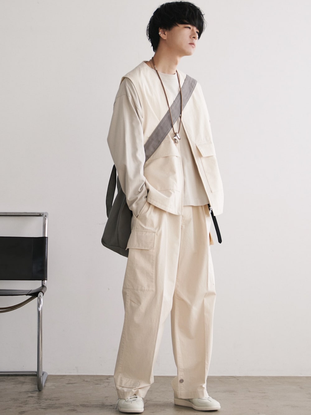 HERMESのネックレスを使った人気ファッションコーディネート