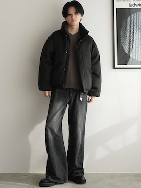「アイテム（アクセサリー）」を使った、げんじさん（メンズ・175cm）の秋コーディネート