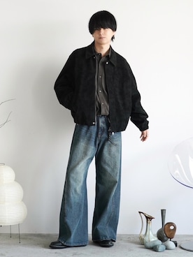 「アイテム（ジャケット/アウター）」を使った、げんじさん（メンズ・175cm）の夏コーディネート