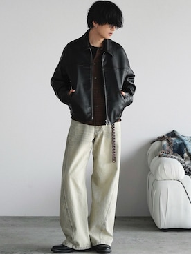 げんじさん（メンズ・175cm）の春コーディネート