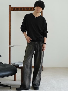 「アイテム（アナログ腕時計）」を使った、げんじさん（メンズ・175cm）の秋コーディネート