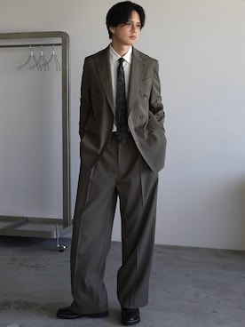 「アイテム（香水）」を使った、げんじさん（メンズ・175cm）の冬コーディネート