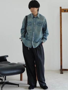 「アイテム（ピアス（片耳用））」を使った、げんじさん（メンズ・175cm）の夏コーディネート
