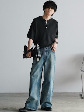 げんじさん(メンズ・175cm)の春コーディネート