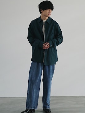 「LEMAIRE（ルメール）のアイテム（ブーツ）」を使った、げんじさん（メンズ・175cm）の秋コーディネート