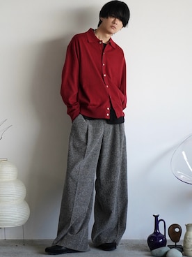 「アイテム（リング）」を使った、げんじさん（メンズ・175cm）の夏コーディネート