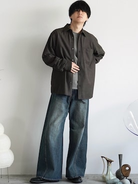 「アイテム（フレグランス）」を使った、げんじさん（メンズ・175cm）の秋コーディネート