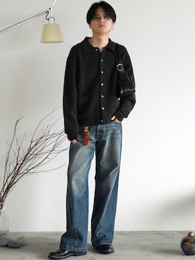 「アイテム（香水）」を使った、げんじさん（メンズ・175cm）の秋コーディネート