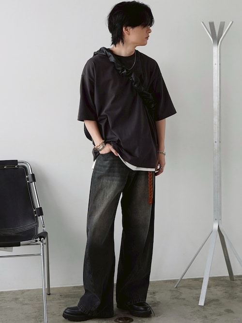 【WYM LIDNM】HEAVY WEIGHT BASIC BIG-TEE/カットソー