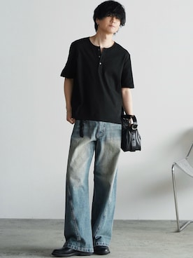 「アイテム（腕時計）」を使った、げんじさん（メンズ・175cm）の春コーディネート