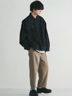 げんじさん（メンズ・175cm）の春コーディネート