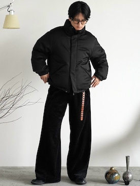 「アイテム（ピアス（片耳用））」を使った、げんじさん（メンズ・175cm）の秋コーディネート