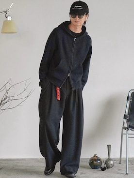 「アイテム（ブレスレット）」を使った、げんじさん（メンズ・175cm）の秋コーディネート