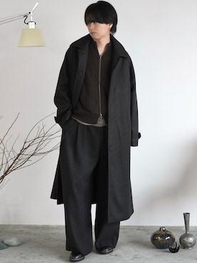 「アイテム（ドレスシューズ）」を使った、げんじさん（メンズ・175cm）の秋コーディネート