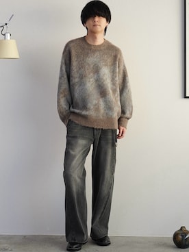 「Llife（ライフ）のアイテム」を使った、げんじさん（メンズ・175cm）の冬コーディネート