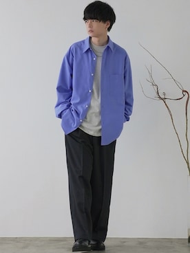 「アイテム（イヤーカフ）」を使った、げんじさん（メンズ・175cm）の夏コーディネート