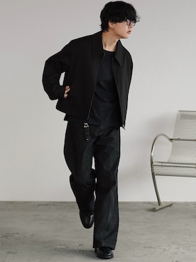「アイテム（アクセサリー）」を使った、げんじさん（メンズ・175cm）の秋コーディネート
