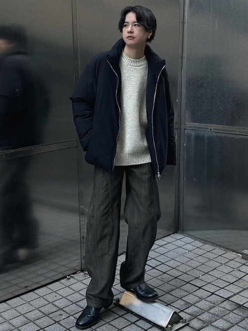 ���񂶂���̃_�E���W���P�b�g/�R�[�g�uMINIMAL HEAT FIBER PADDED JACKET�iWYM LIDNM�b�E�B�� �o�C ���h���j�v���g�����R�[�f�B�l�[�g