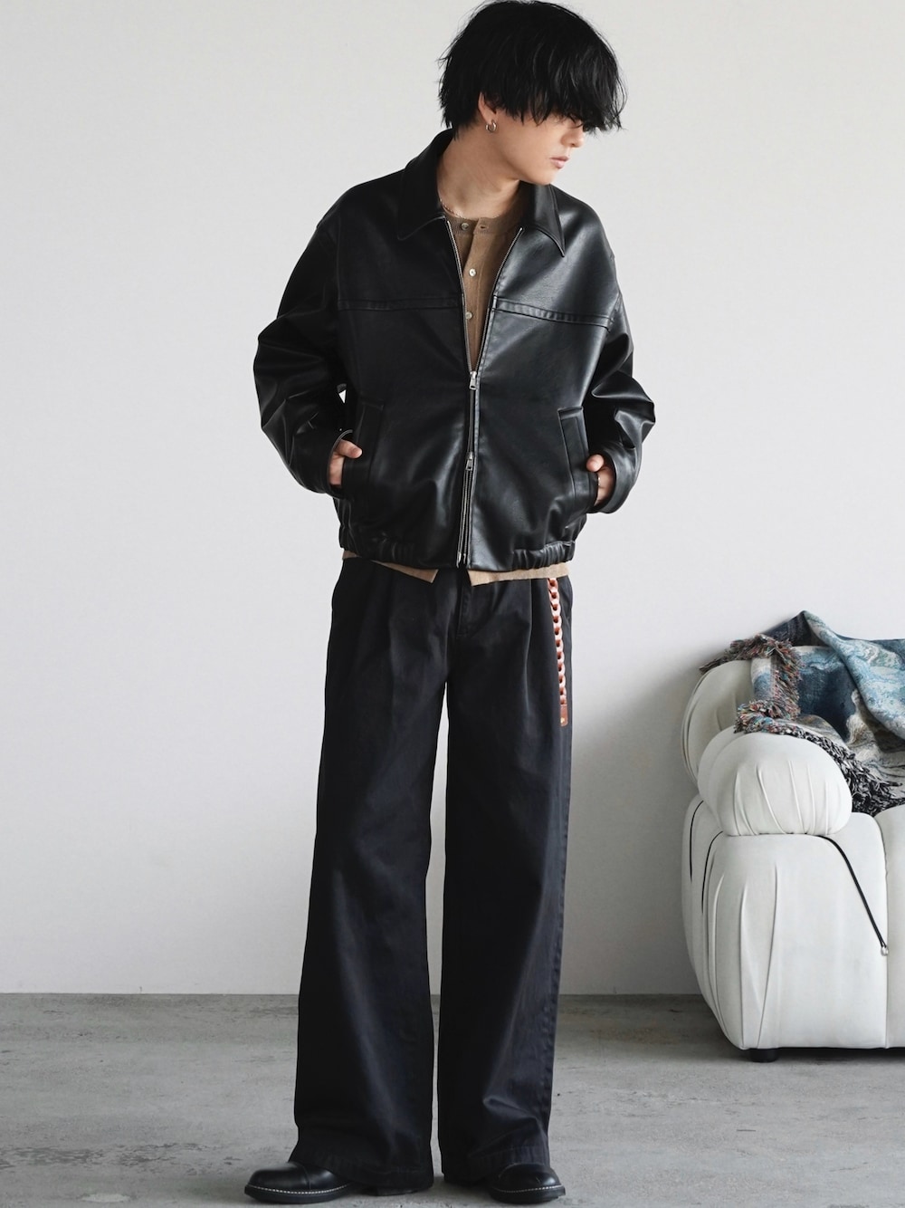 専用ARTIFICIAL GRAIN FAUXSUEDEZIP BLOUSON ARTIFICIAL GRAIN / FAUX SUEDE ZIP BLOUSONを使ったメンズ人気