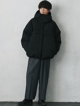 「Graphpaper（グラフペーパー）のアイテム（ジャケット/アウター）」を使った、げんじさん（メンズ・175cm）の冬コーディネート