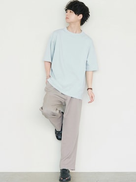 「CASIO（カシオ）のアイテム（アナログ腕時計）」を使った、げんじさん（メンズ・175cm）の夏コーディネート