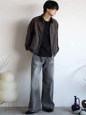 「アイテム（リング）」を使った、げんじさん（メンズ・175cm）の夏コーディネート