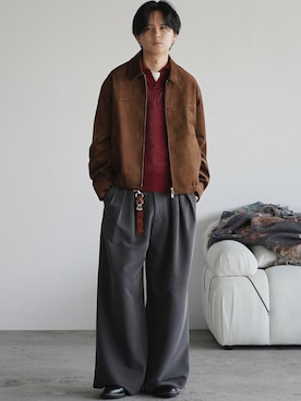 げんじさん（メンズ・175cm）の冬コーディネート