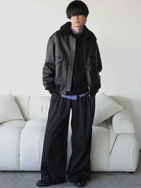 「アイテム（キーホルダー）」を使った、げんじさん（メンズ・175cm）の夏コーディネート