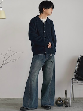 「アイテム（フレグランス）」を使った、げんじさん（メンズ・175cm）の秋コーディネート