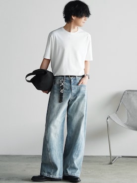 「アイテム（財布/小物）」を使った、げんじさん（メンズ・175cm）の夏コーディネート