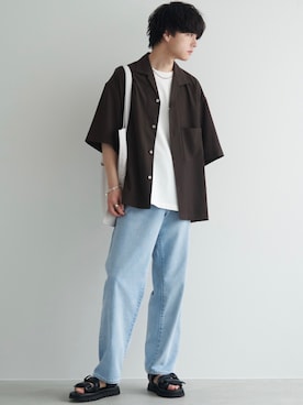 「夏のコーデ」｜「アイテム（その他）」を使った、げんじさん（メンズ・175cm）の春コーディネート