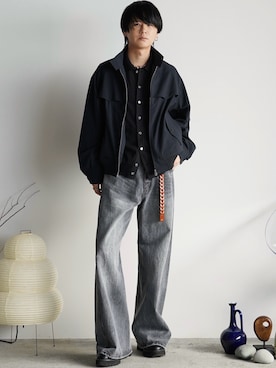 「アイテム（香水）」を使った、げんじさん（メンズ・175cm）の夏コーディネート