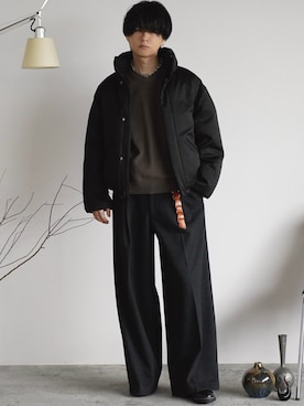 「アイテム（フレグランス）」を使った、げんじさん（メンズ・175cm）の秋コーディネート