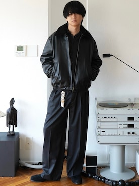 「アイテム（フレグランス）」を使った、げんじさん（メンズ・175cm）の秋コーディネート