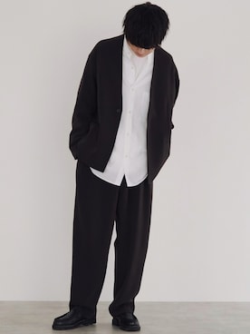 げんじさんの「EXTRA FINE COTTON BASIC TEE」を使ったコーディネート