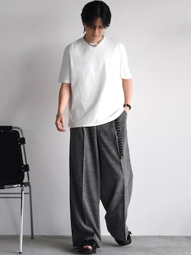 「アイテム（ブレスレット）」を使った、げんじさん（メンズ・175cm）の夏コーディネート