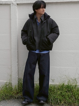 「アイテム（ジャケット/アウター）」を使った、げんじさん（メンズ・175cm）の冬コーディネート