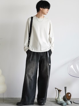 「アイテム（フレグランス）」を使った、げんじさん（メンズ・175cm）の秋コーディネート