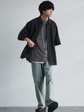 げんじさん（メンズ・175cm）の春コーディネート