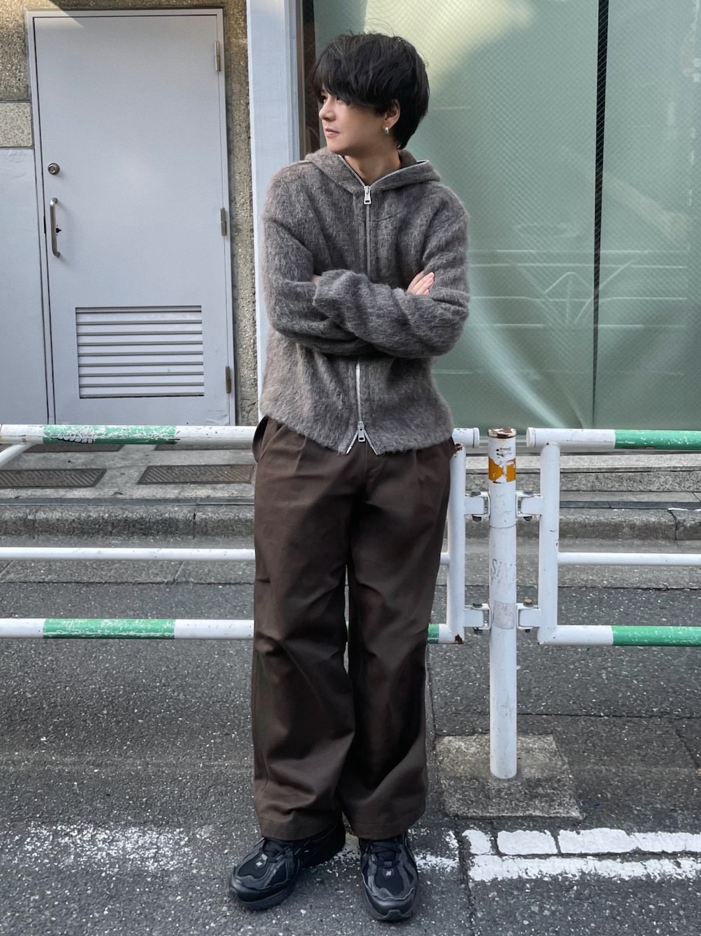 Our Legacyのパーカーを使った人気ファッションコーディネート